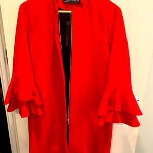 Red Zara Coat